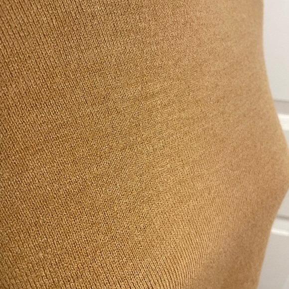 French Connection Size XL Roll Neck Cozy Gold beige Color - Picture 4 of 9